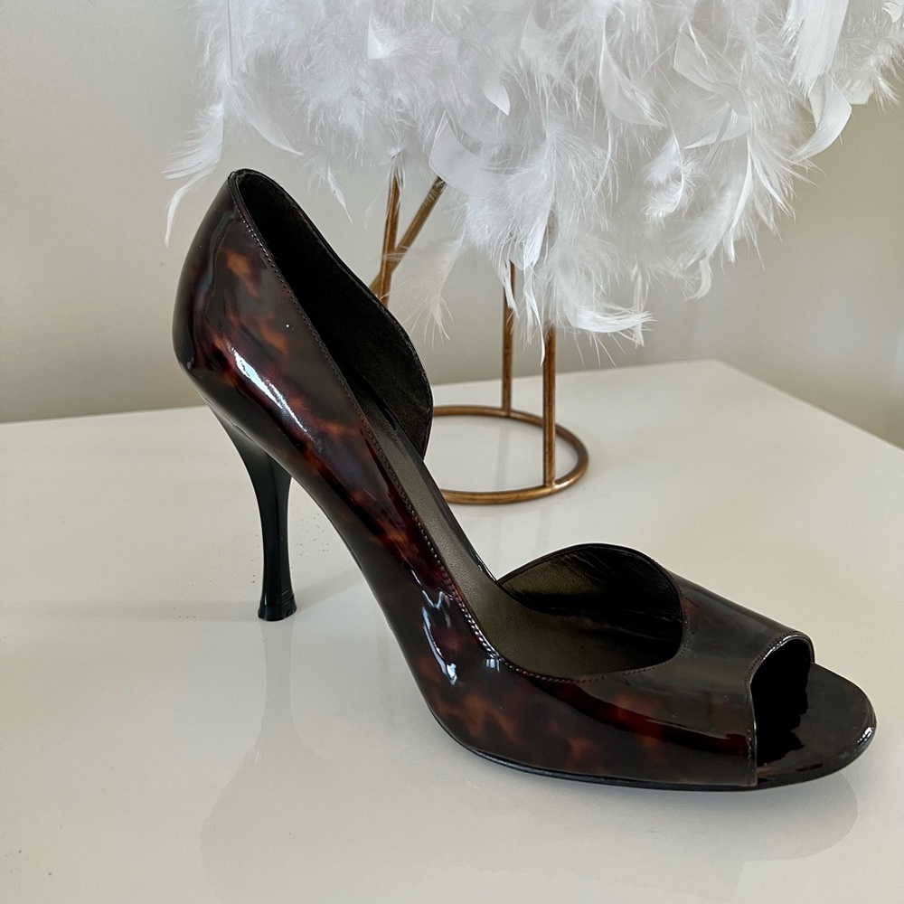 Stewart Weitzman Tortoise Heels - Like new!